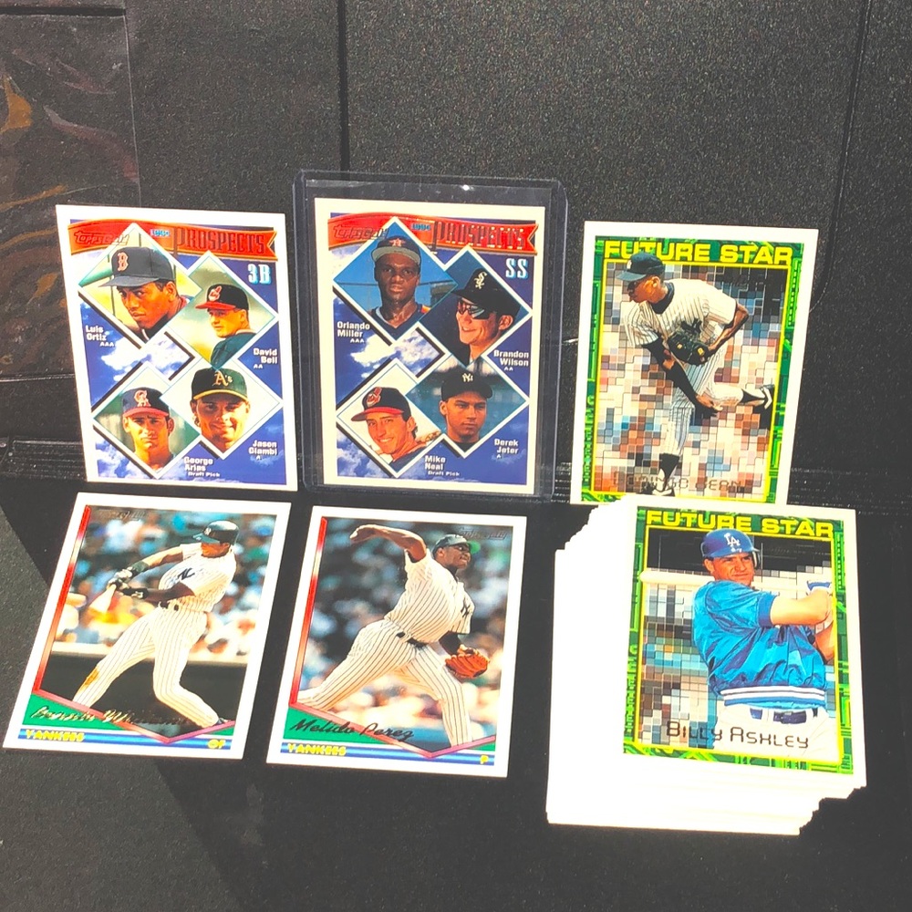 ⚾️ 1994 Topps Gold Baseball Lot - 50 cards - Derek Jeter Rookie Card ⚾️
